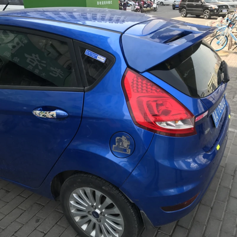 Спойлер для Ford Fiesta высококачественный спойлер из АБС материала заднего крыла