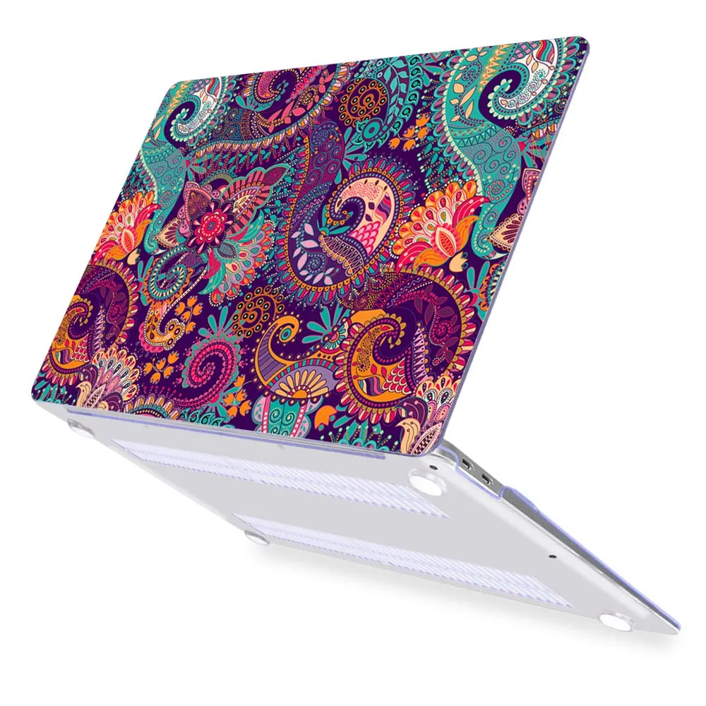Чехол для ноутбука Redlai цвета кристально чистый для Macbook Pro 13,3 15,4 retina Air 13 дюймов A1932 для Macbook Pro 13 16 Touch bar - Цвет: M463