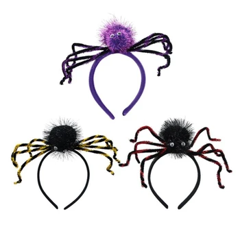 

Spider Hair Band Accessory Halloween Costume Headband for Cosplay Dress Up Party Favors Supplies