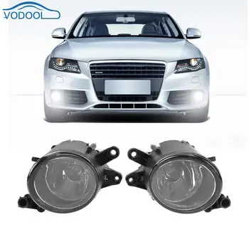 

1Pair Right Left Car Front Grille Light Front Fog Lamp Replacement for Audi A4 B6 1998-2004 Auto Styling Accessaries