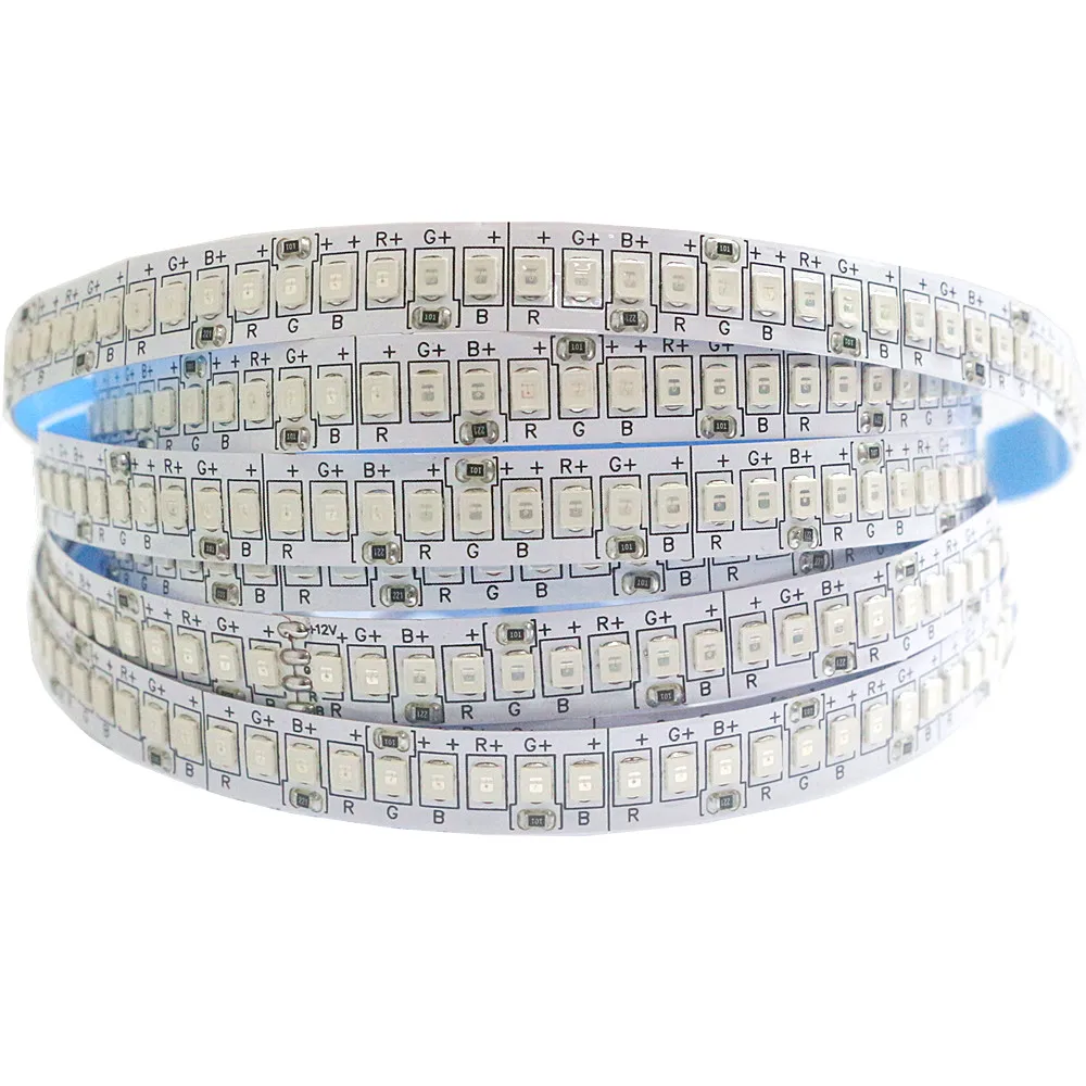 5 м/лот 10 мм PCB 2835 SMD 1200 Светодиодная лента DC12V ip30 не IP65 Водонепроницаемый гибкий