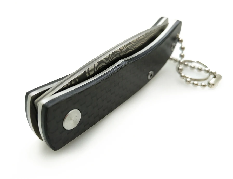 Tactical Pocket Folding Knife D2 Blade Mini Survival Hunting Knives Outdoor Camping Multi Tools Titanium Handle & Key Buckle