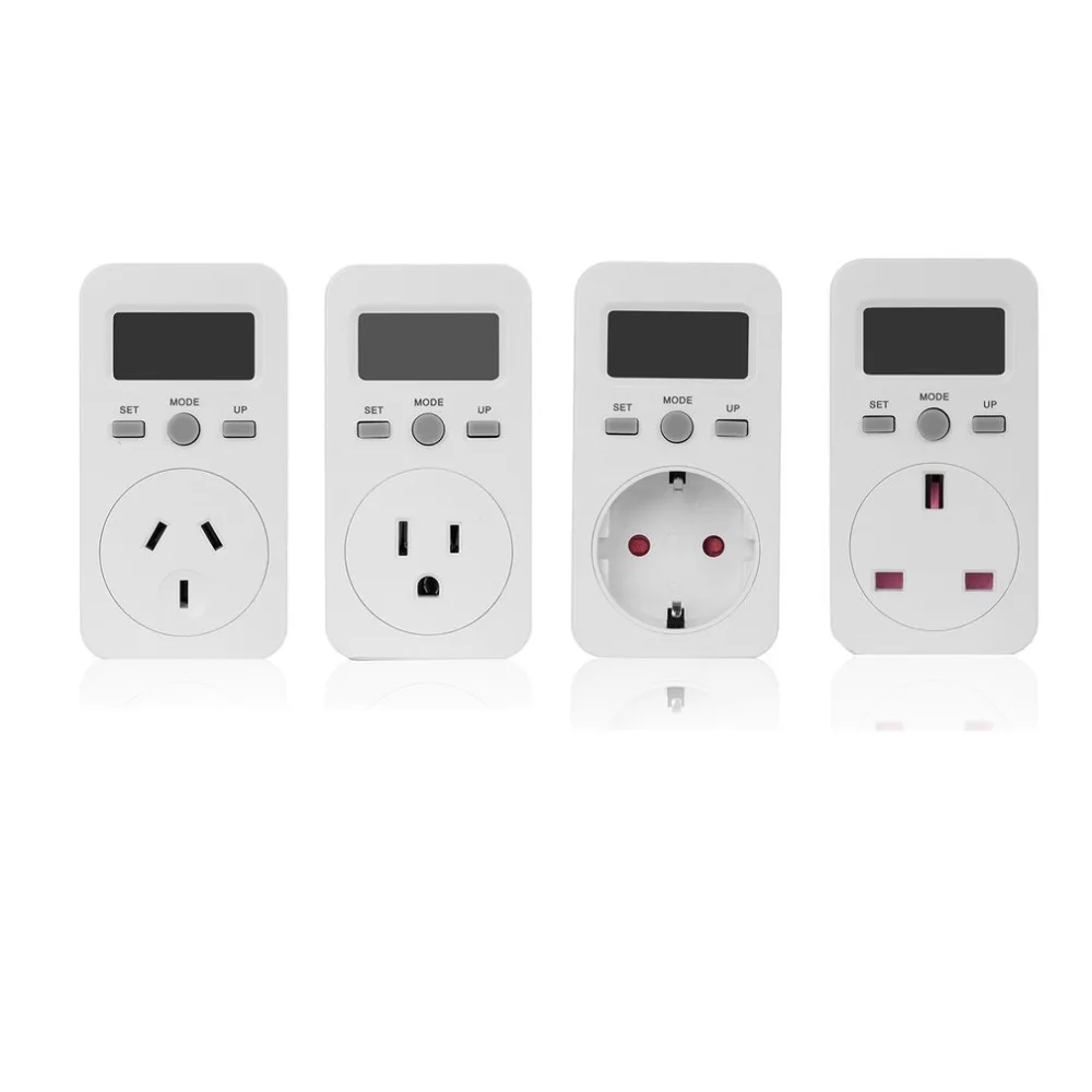 

Wattmeter Monitor Meter Digital Power Plug-in Socket Electric Energy LCD Display Measuring Outlet Analyzer EU US AU UK Plug