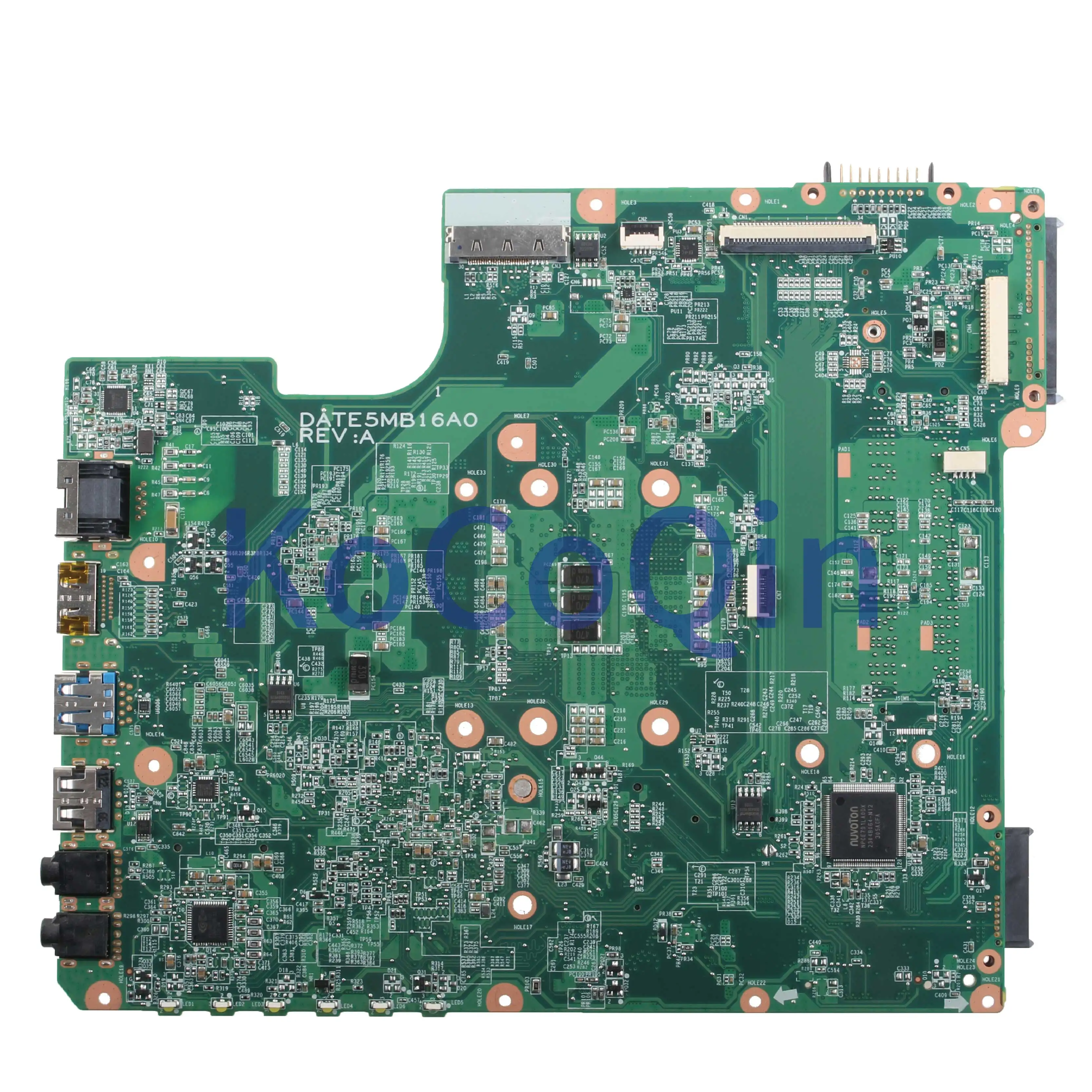 Kocoqin Placa-mãe do Portátil para Toshiba Satellite L700 L740 L745 Mainboard Date5mb16a0 Hm65 - Imagem 5