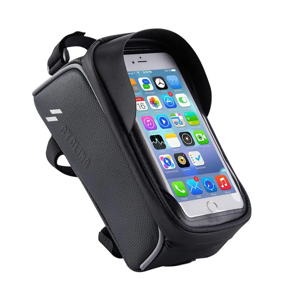 Mountain Bike Bag Rainproof MTB Front Bag Mobile Phone Case Cycling Accessories