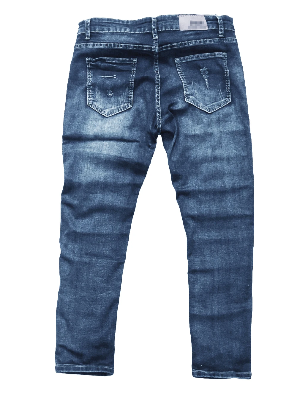 GUMPRUN мужские джинсы в стиле ретро с дырками, уличное платье, джинсы для мужчин, Стрейчевые прямые облегающие джинсы в стиле хип-хоп, модные повседневные экстравагантные джинсы