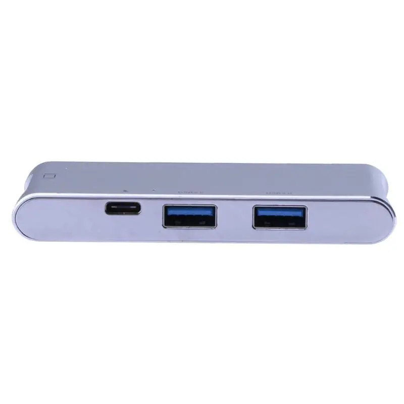 USB-C type-c 3,1 до 2 USB 3,0 концентратор разветвитель SD/TF кардридер ж/4 к HDMI зарядка PD порт Многофункциональный алюминиевый сплав кардридер