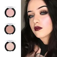 Перламутровые монохромные Румяна лифтинг глянцевые блики макияж нюдовая пудра тональный крем для макияжа Румяна
