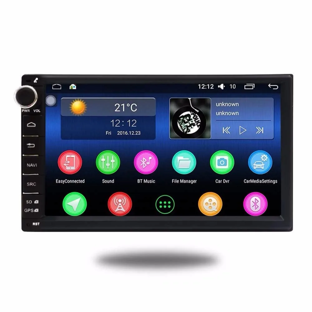 Android 7.1 2Din Car Stereo Radio Touch Screen Bluetooth GPS Navigation