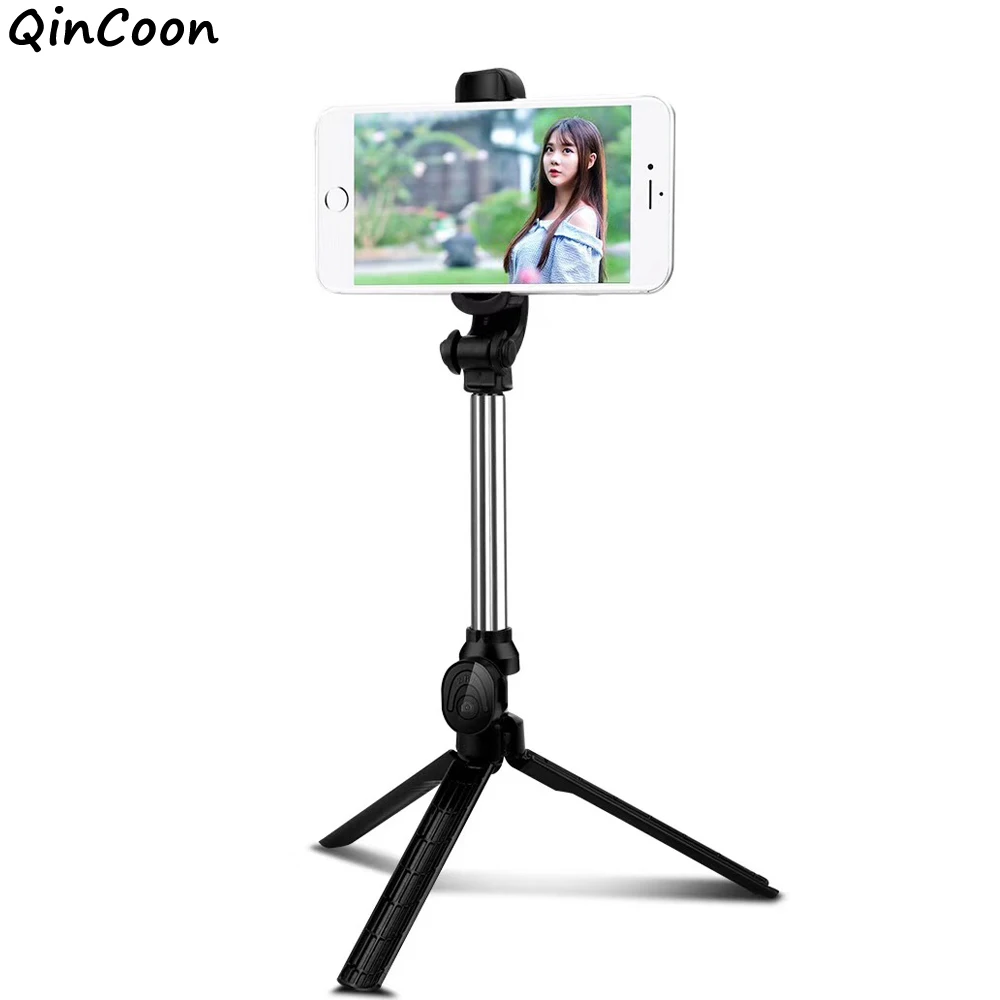 Integrated Bluetooth Selfie Stick with Tripod Mini Portable Wireless Handheld Extendable Monopod for iPhone Android | Электроника