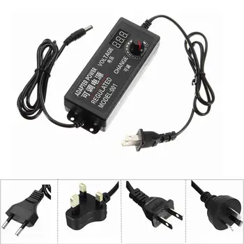 

9-24V 1A 3A AC/DC Adjustable Power Adapter Switching 110 220V to 12V EU US Plug For Led Light Lamp