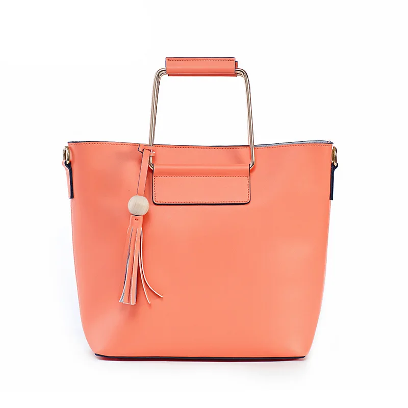 

LOEIL Women's bag leather bag leather handbag Messenger bag spring and summer leisure bag