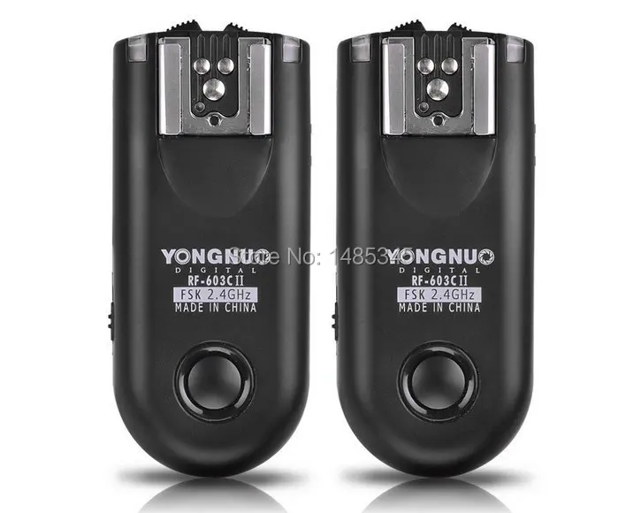 Yongnuo RF-603 II RC603C 2.4        2  C3  Canon 7D 6D 5D Mark II 5D Mark III 1Dx