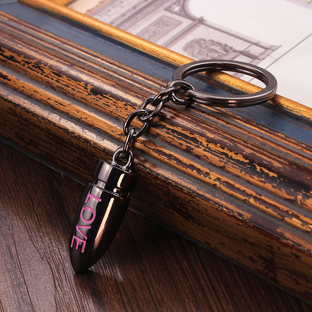 Vicney модная пуля, брелок, брелок с цепочкой "Love", послужат прекрасным подарком для друзей Мода стильный брелок для ключей для влюбленных брелок для ключей