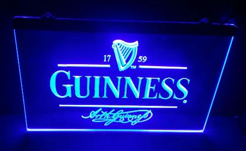 B91 Guinness арт пивной бар Клуб Бар Паб 3d знаки светодиодная неоновая лампа