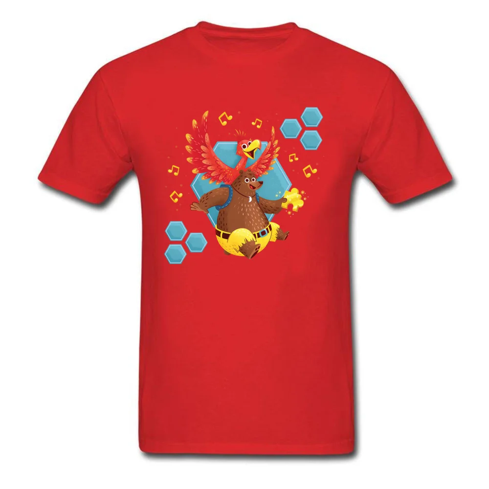Fitted bird and bear 64 9171 Short Sleeve T-shirts Summer/Autumn O-Neck Cotton Fabric Tops T Shirt for Men Sweatshirts Crazy bird and bear 64 9171 red