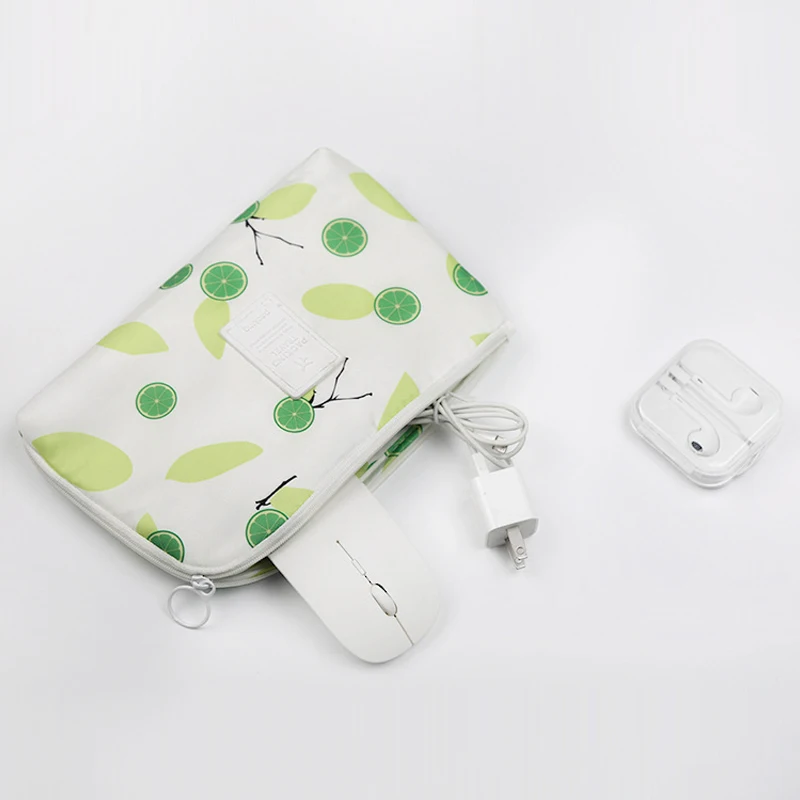 

Travel Accessories Women Mobile Phone Charging Treasure Data Cable Digital Bag Portable Charger Headset Finishing Trip Organizer