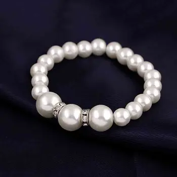 

Fashion Jewelry All-match Classic Imitation Pearl Bracelet Women Accessories Simulated-pearl beaded bracelet, pearl bracelet
