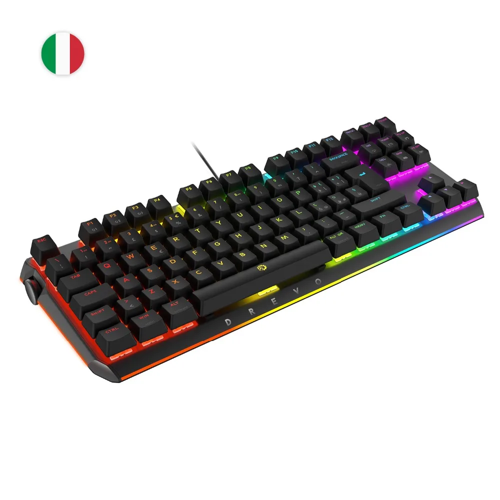 

DREVO BladeMaster TE Italian layout Mechanical Gaming Keyboard With Programmable Genius-Knob