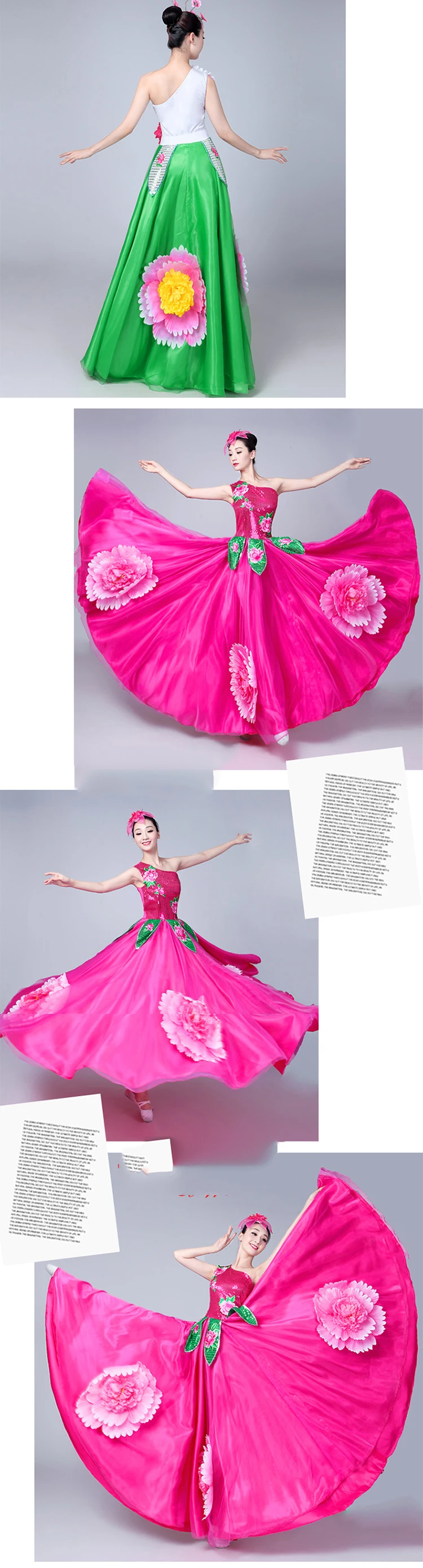 Flamenco Dress Woman Ballroom Dresses Spain Dancer Costume Women Spanish Costumes Gypsy Outfit Stage Performance Wear DN3591