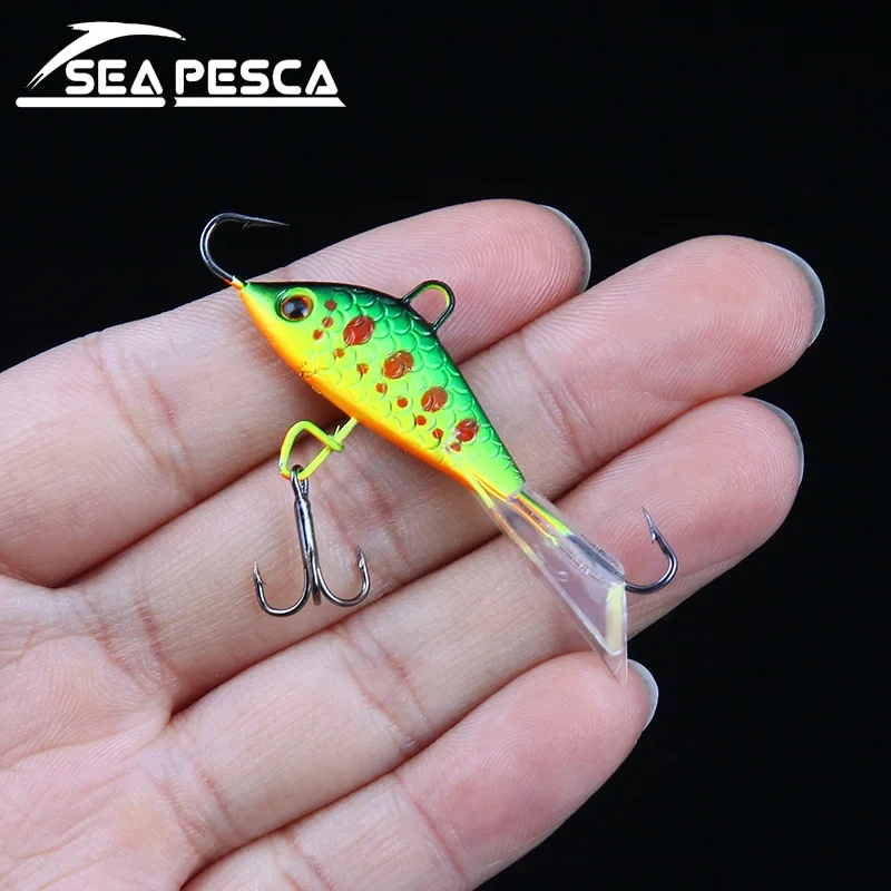 

SEAPESCA Ice Fishing Lures 50mm 7.3g Balancer for Fishing Baits Winter Lead Jigging Pesca Tackle Isca Artificial CrankbaitsZB455