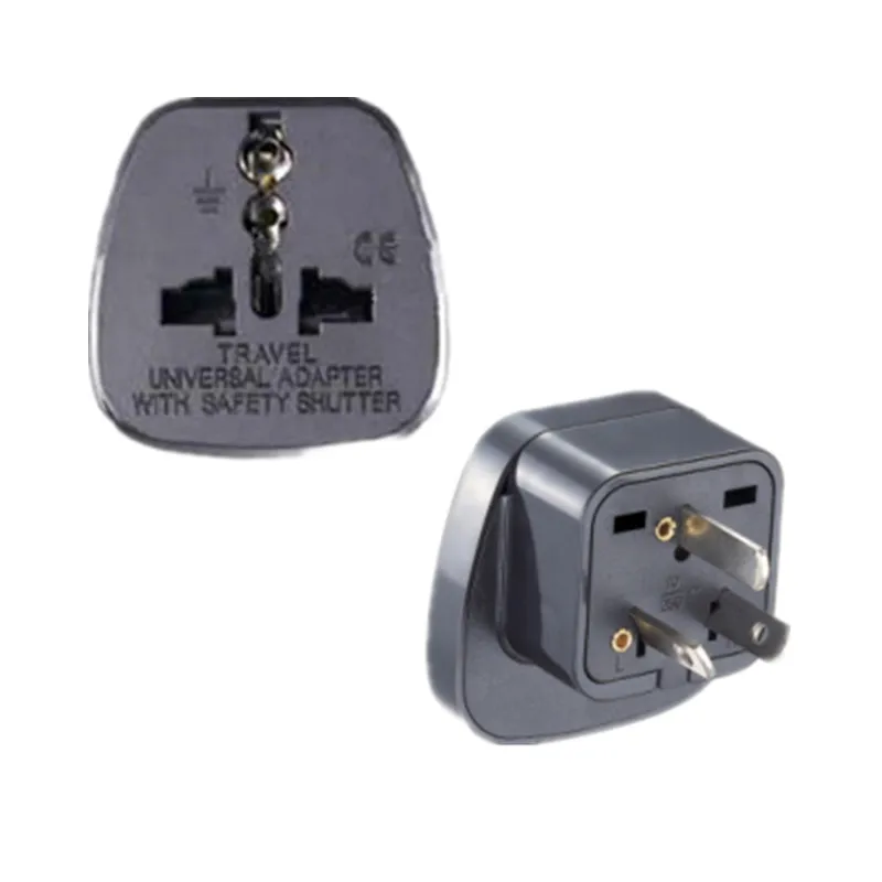 3pin AU Australia New Zealand Power Converter Electric Plug power Socket Adapter US/UK/EU to AU