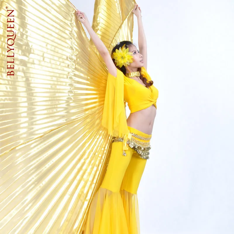 Египетский танец живота Isis крылья для взрослых индийский танец r танец живота костюм аксессуары без палочки 13 цветов