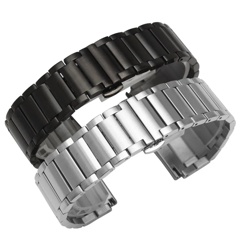 Stainless-Steel-Smart-Watchband-Metal-Butterfly-Buckle-Classic-Watch-Strap-for-Huawei-Watch-HWBBMS (4)