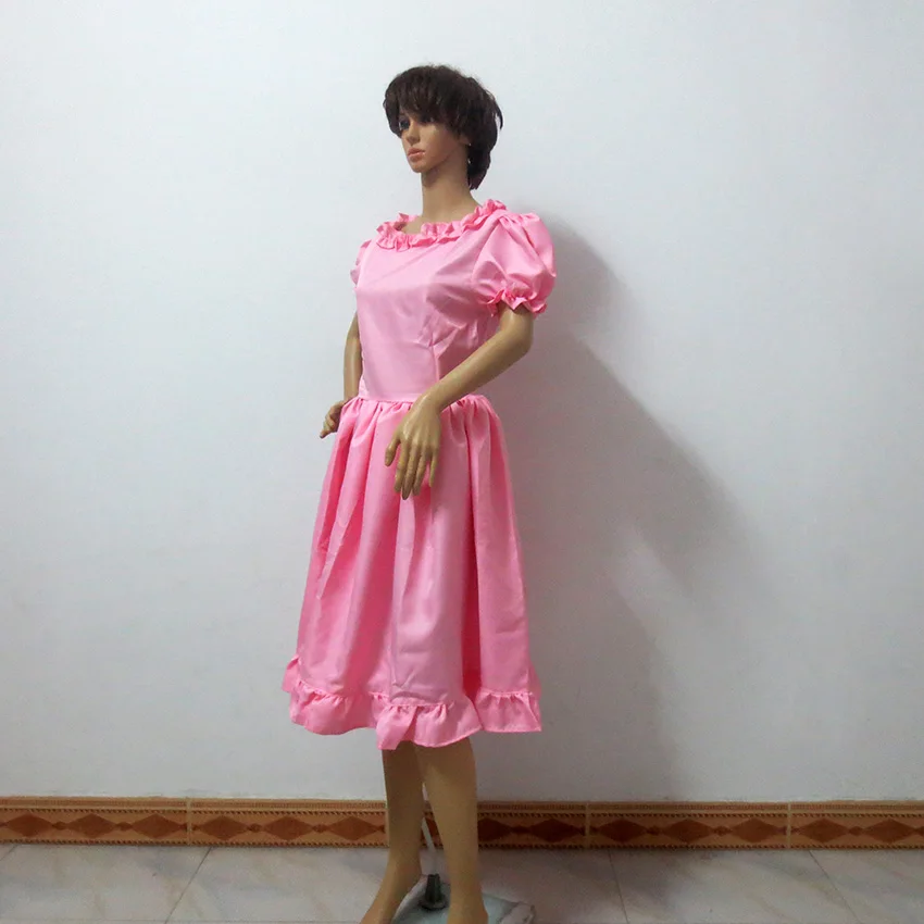 One Piece Vinsmoke Sanji Woman Pink Dress Uniform Outfit Costume One