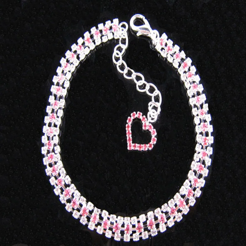 

Bling Rhinestone Dog Collar Alloy Diamond Pet Collar Collars Leashes For Little Medium Dogs Leash For Mascotas Dog Accessories