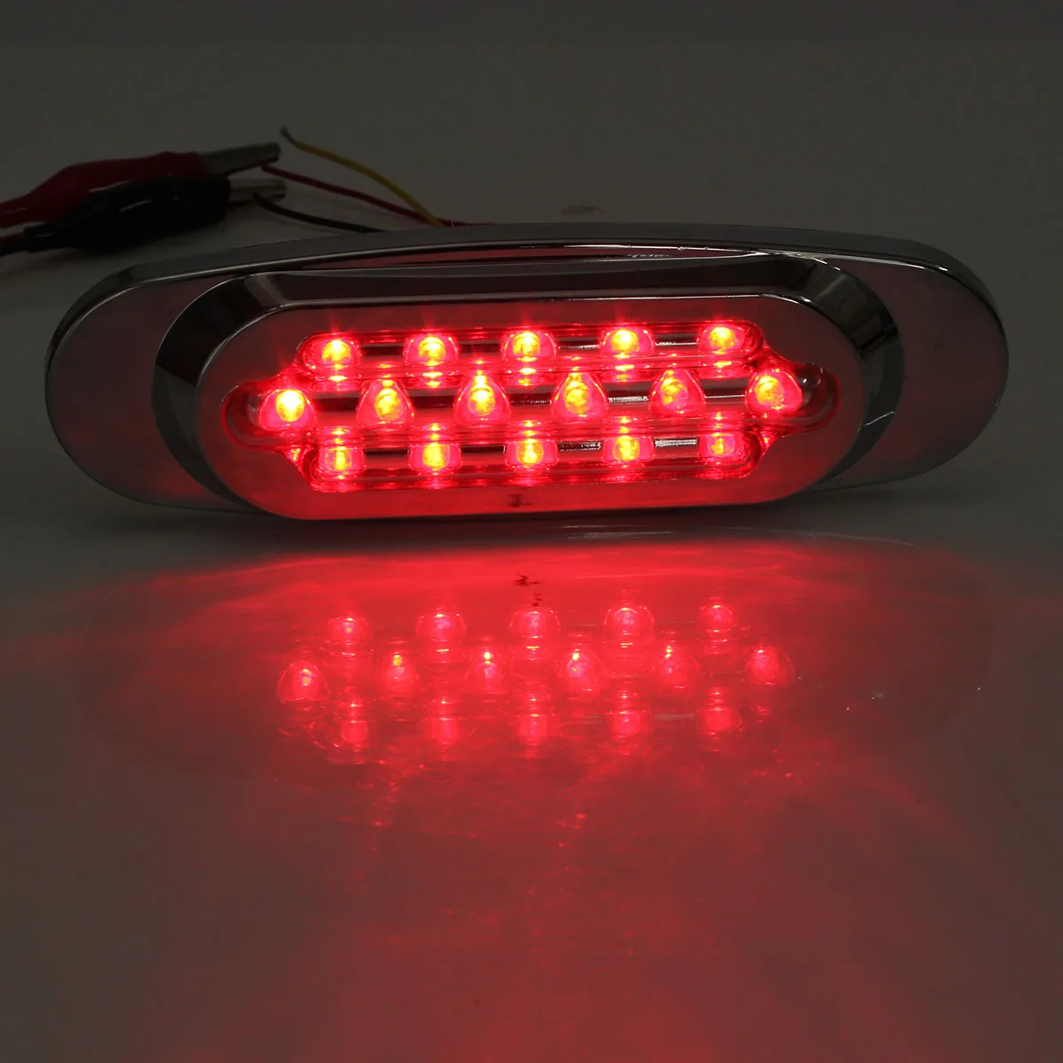 

12V Waterproof 16 LED Beads Car Trailer Truck Edge Side Marker Clearance Light F5 Straight Bulb Warning Lamp