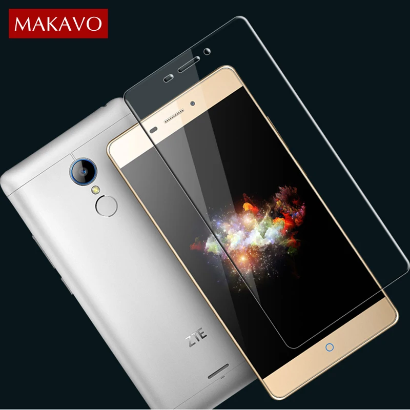MAKAVO для ZTE V5 Pro Slim 2.5D Премиум Закаленное стекло Броня Защита экрана Защитная
