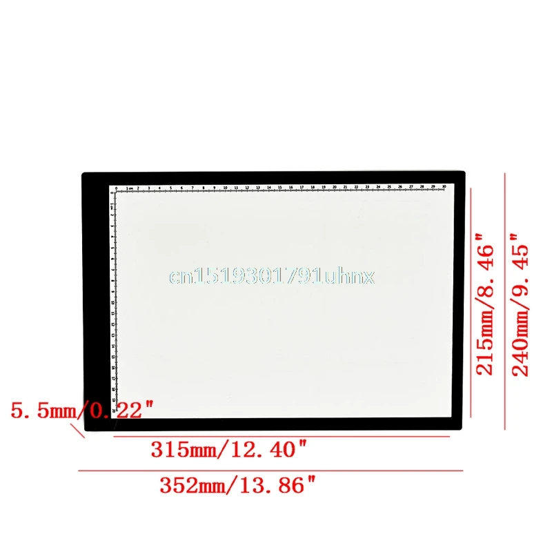 A4 светодиодный светильник коробка Трассировка доска художественный дизайн трафарет рисунок шаблон копировальный коврик тонкая доска
