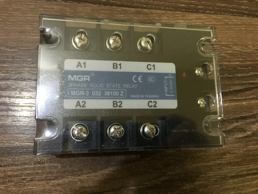 

mager MGR-3 032 38100 Z 100A three-phase solid state relay DC-AC control 3-32VDC