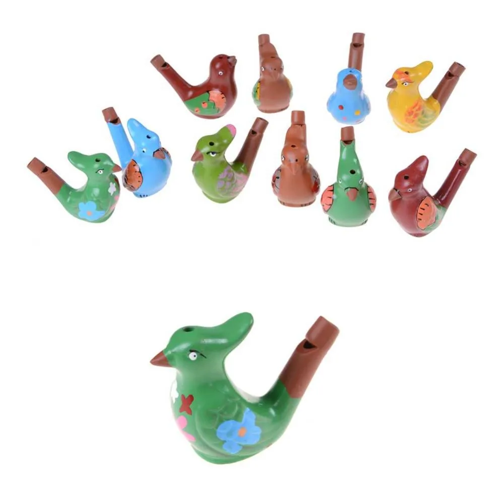 1pc Children Gift Toy Musical Instrument Drawing Water Bird Whistle