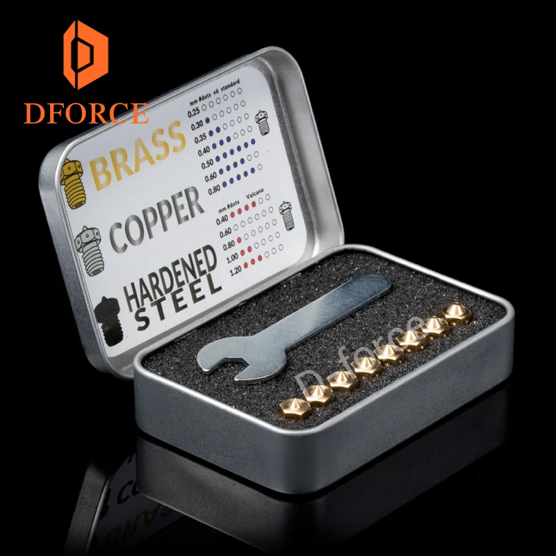 DFORCE أعلى جودة E3D V6 الفوهات ل 3D طابعات hotend كامل حجم حزمة 3D طابعة فوهة dforce E3D الفوهات DFORCE أعلى جودة E3D V6 الفوهات ل 3D طابعات hotend كامل حجم حزمة 3D طابعة فوهة dforce E3D الفوهات