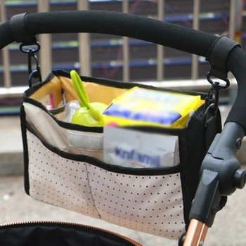 

Large Capacity Baby Stroller Hanging Bag Multi-function Diaper Nappy Milk Bottle Storage Bag Trolley Mummy Accessory Bags