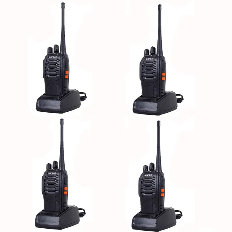 2pcs Walkie Talkie Radio BaoFengBF-888S 5W Portable Ham CB Radio Two Way Handheld HF Transceiver Interphone bf-888s (1)