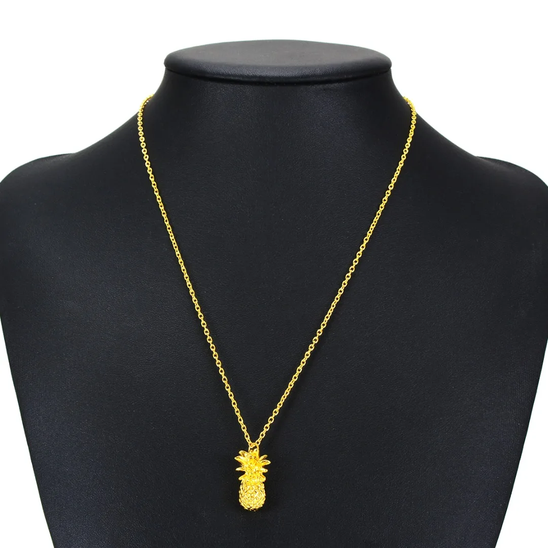Shellhard Charms Choker Necklace Fashion Link Chain Pineapple Necklaces & Pendants For Women Party Jewelry Erkek kolye