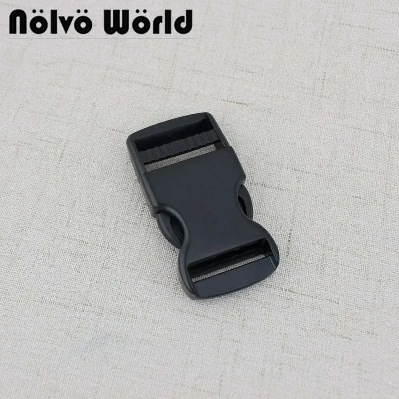 

10-30pcs dark black 25mm 1 Inch side release buckle for straps adjusted