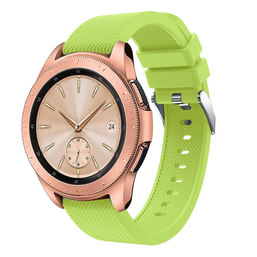 Новинка, мягкий силиконовый ремешок для часов, сменный ремешок для samsung Galaxy Watch, 42 мм, SM-R810, ремешок на запястье, умные часы, браслет, браслет