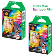 Для Fujifilm Instax Mini 8 9 25 50 s 70 90 мгновенная камера Rainbow 20 фотографий Fuji мгновенные пленки-Instax Share SP-1 SP-2 бумаги