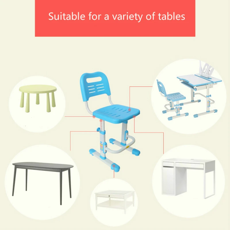 Lifted Kids Chair Non-slipable Study Stool Children's Furniture with Footrest Adjustable Kids Writing Chair Corrective Posture Lifted Kids Chair Non-slipable Study Stool Children's Furniture with Footrest Adjustable Kids Writing Chair Corrective Posture