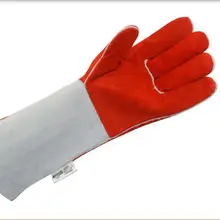 Сварки Расширенный Перчатки кожа сварщика Перчатки изоляция износостойких