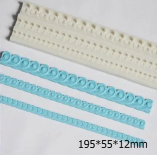 

Cake Tools flower wave silicone mold Decorating Cupcake decorating Gumpaste fondant tool mould