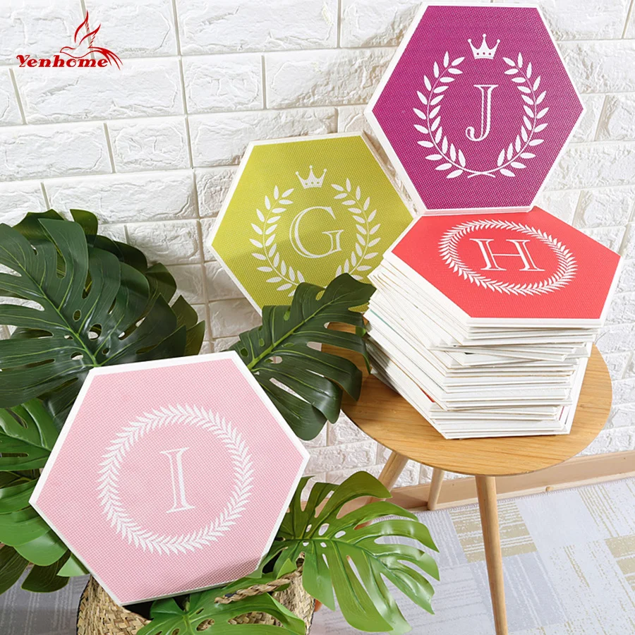 

Newest Self-adhesive Wallpaper Creative Cartoon English Letter TV Background Decor Waterproof Kindergarten Wall Decoration Mural