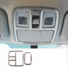 Интерьер автомобиля лампа-украшение для чтения, комплектующие для отделки салона авто-Стайлинг Стикеры 2 шт./компл. для hyundai IX35 2010- C711