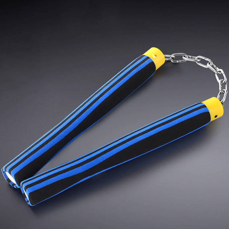 Брюс Ли Nunchakus боевых искусств Фитнес тренировки кунг-фу Нержавеющая сталь EVA Губка Nunchakus ушу тренажеры для взрослых