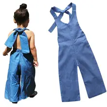 От 2 до 6 лет Детская одежда для маленьких мальчиков и девочек длинные штаны для девочек ремень сиамские Прямые Джинсы Одежда для новорожденных популярные брюки удобные