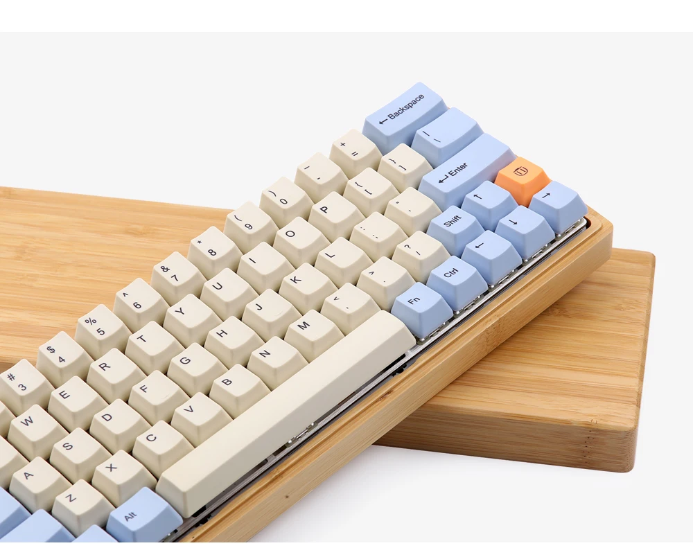 Синий бежевый оранжевый OEM Dye-Subbed Keycap толстый PBT для DZ60 GK64 mx механическая клавиатура